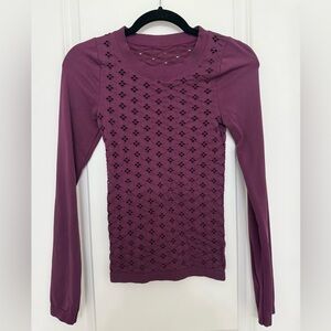 Free People - Plum Long Sleeve Women's Top